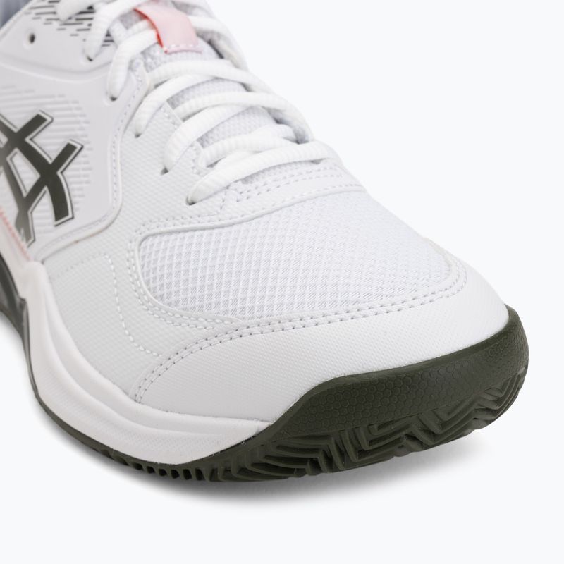 Încălțăminte de tenis pentru bărbați ASICS Gel-Dedicate 9 Clay white/vintage khaki 7