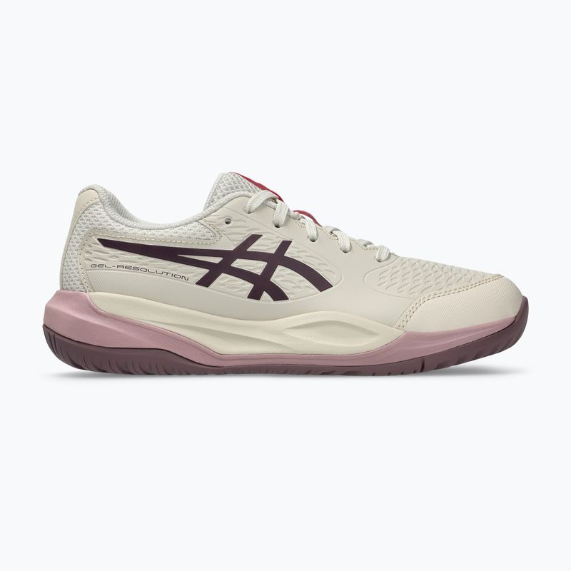 Încălțăminte de tenis pentru copii ASICS Gel-Resolution X GS soft oat/dark aubergine 2
