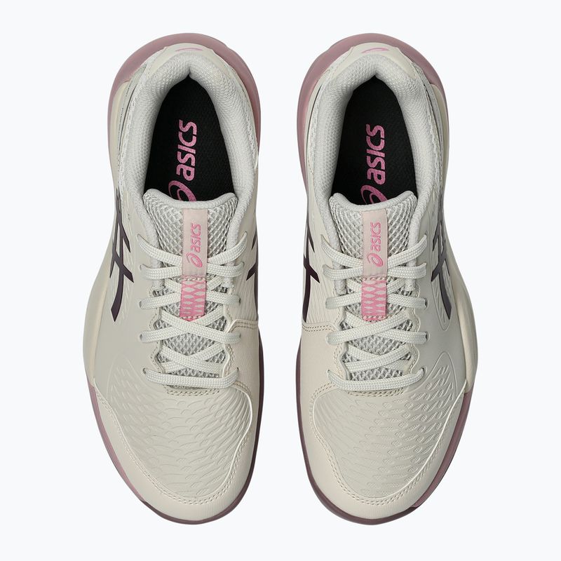 Încălțăminte de tenis pentru copii ASICS Gel-Resolution X GS soft oat/dark aubergine 5