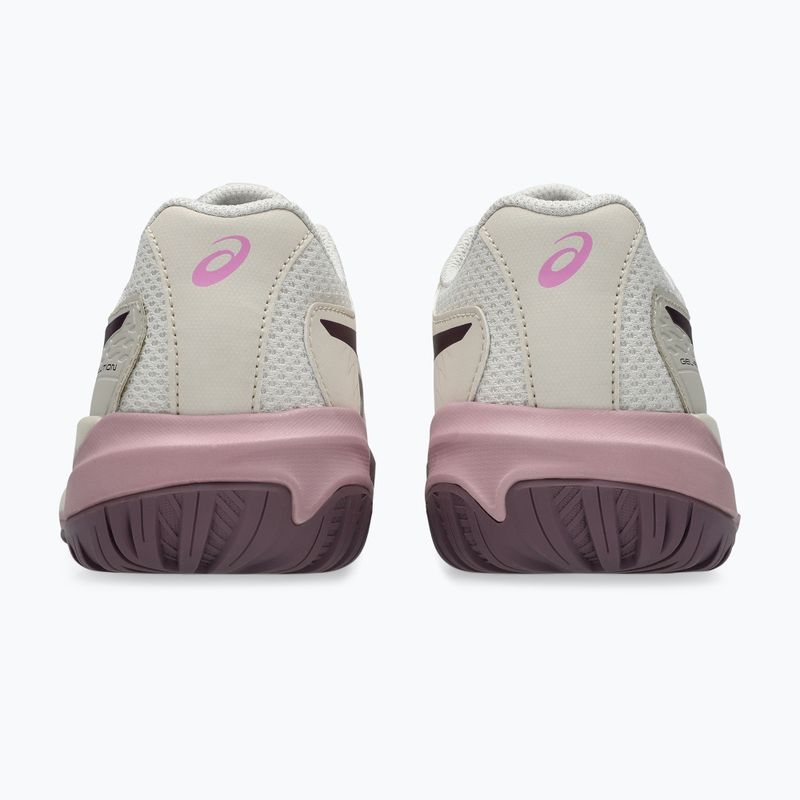 Încălțăminte de tenis pentru copii ASICS Gel-Resolution X GS soft oat/dark aubergine 6