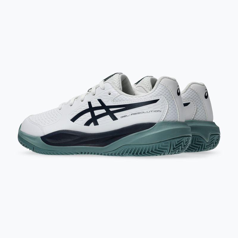 Încălțăminte de tenis pentru copii ASICS Gel-Resolution X GS Clay white/midnight 3