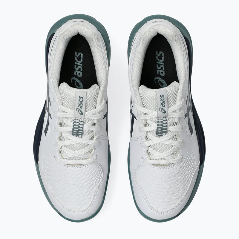 Încălțăminte de tenis pentru copii ASICS Gel-Resolution X GS Clay white/midnight 5