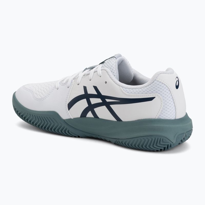 Încălțăminte de tenis pentru copii ASICS Gel-Resolution X GS Clay white/midnight 3