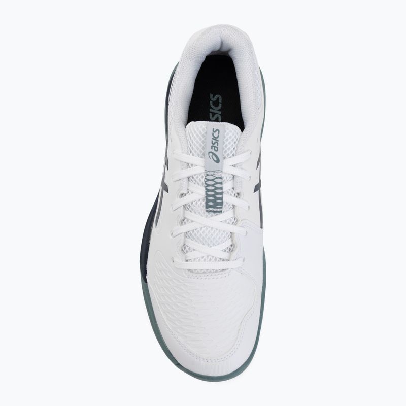 Încălțăminte de tenis pentru copii ASICS Gel-Resolution X GS Clay white/midnight 5