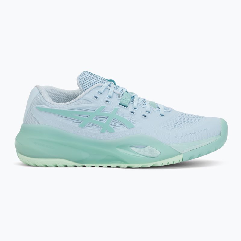 Încălțăminte de tenis pentru femei ASICS Gel-Resolution X light blue/oasis green 2