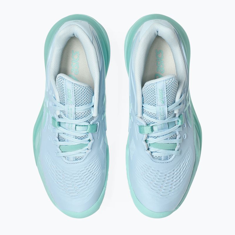 Încălțăminte de tenis pentru femei ASICS Gel-Resolution X light blue/oasis green 4