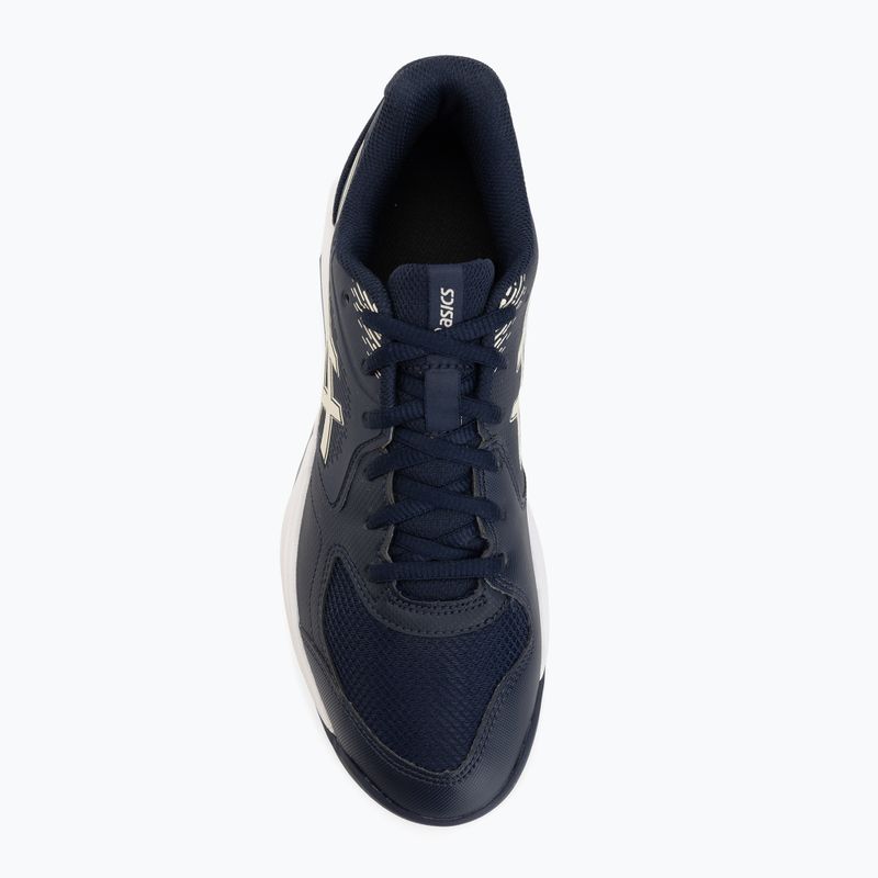 Încălțăminte de tenis pentru bărbați ASICS Gel-Dedicate 9 Indoor midnight/oatmeal 5