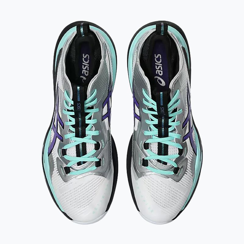 Încălțăminte de volei pentru bărbați ASICS Metarise 2 white/radiant amethyst 4