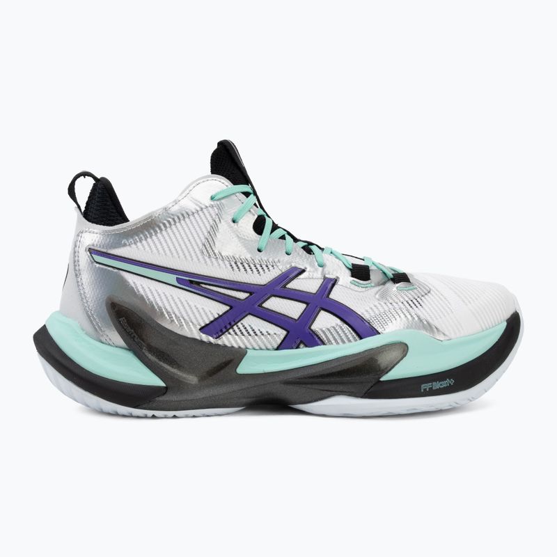 Încălțăminte de volei pentru bărbați ASICS Metarise 2 white/radiant amethyst 2
