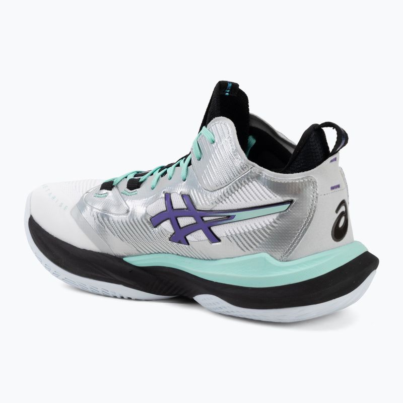 Încălțăminte de volei pentru bărbați ASICS Metarise 2 white/radiant amethyst 3