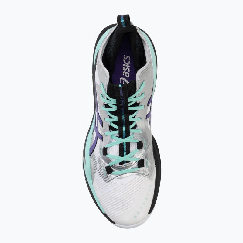 Încălțăminte de volei pentru bărbați ASICS Metarise 2 white/radiant amethyst 5