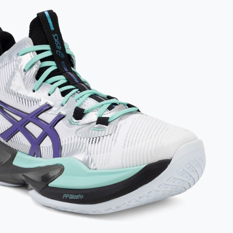 Încălțăminte de volei pentru bărbați ASICS Metarise 2 white/radiant amethyst 7