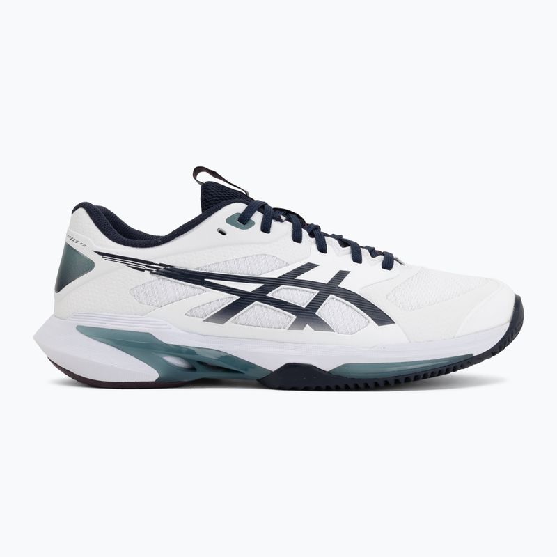 Încălțăminte de tenis pentru bărbați ASICS Solution Speed FF 4 Clay white/midnight 2