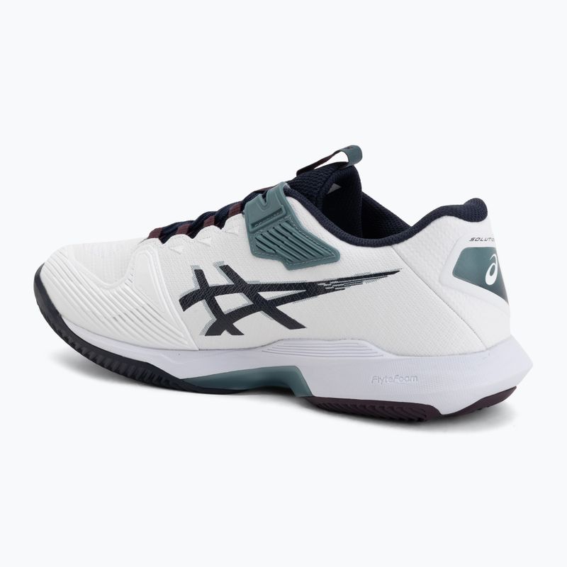 Încălțăminte de tenis pentru bărbați ASICS Solution Speed FF 4 Clay white/midnight 3