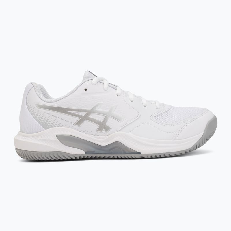 Încălțăminte de padel pentru femei ASICS Gel-Dedicate 9 Padel W white/pure silver 2