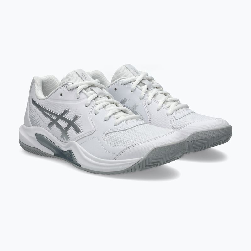 Încălțăminte de padel pentru femei ASICS Gel-Dedicate 9 Padel W white/pure silver