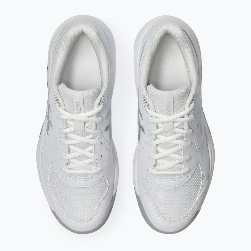 Încălțăminte de padel pentru femei ASICS Gel-Dedicate 9 Padel W white/pure silver 5