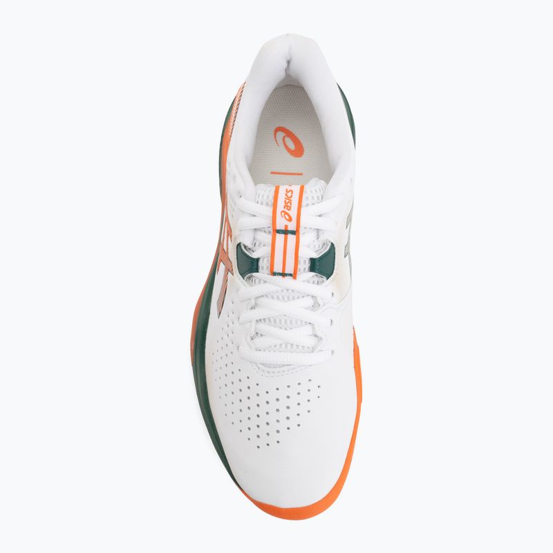 Încălțăminte de padel pentru bărbați Asics Gel-Challenger 15 Padel White/Energy Orange 5
