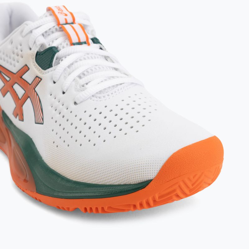 Încălțăminte de padel pentru bărbați Asics Gel-Challenger 15 Padel White/Energy Orange 7