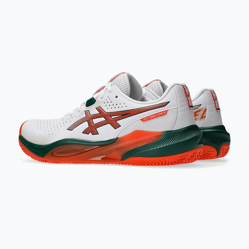 Încălțăminte de padel pentru bărbați Asics Gel-Challenger 15 Padel White/Energy Orange 3