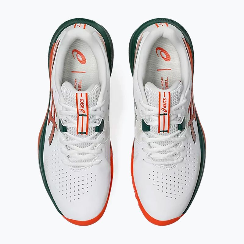 Încălțăminte de padel pentru bărbați Asics Gel-Challenger 15 Padel White/Energy Orange 5