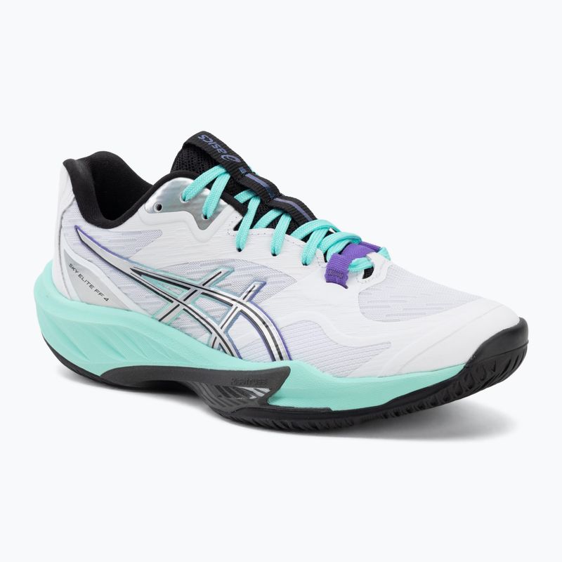 Încălțăminte de volei pentru femei ASICS Sky Elite FF 4 white/radiant amethyst
