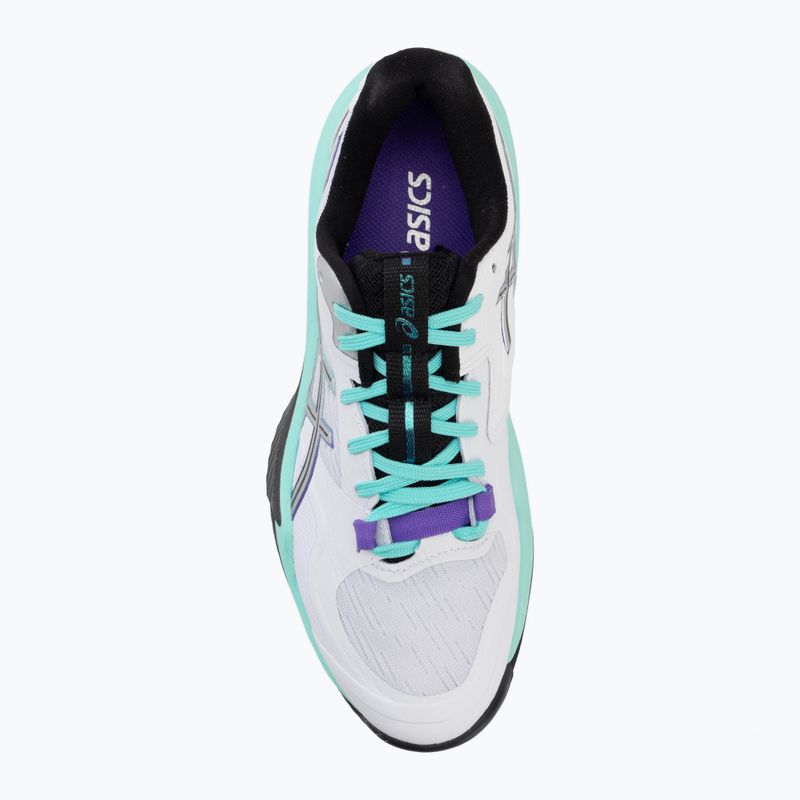 Încălțăminte de volei pentru femei ASICS Sky Elite FF 4 white/radiant amethyst 5