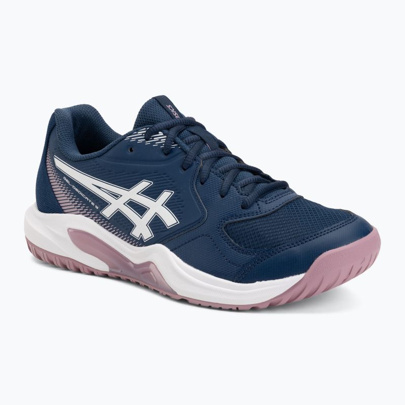 Încălțăminte de tenis pentru femei ASICS Gel-Dedicate 9 In independence blue/white