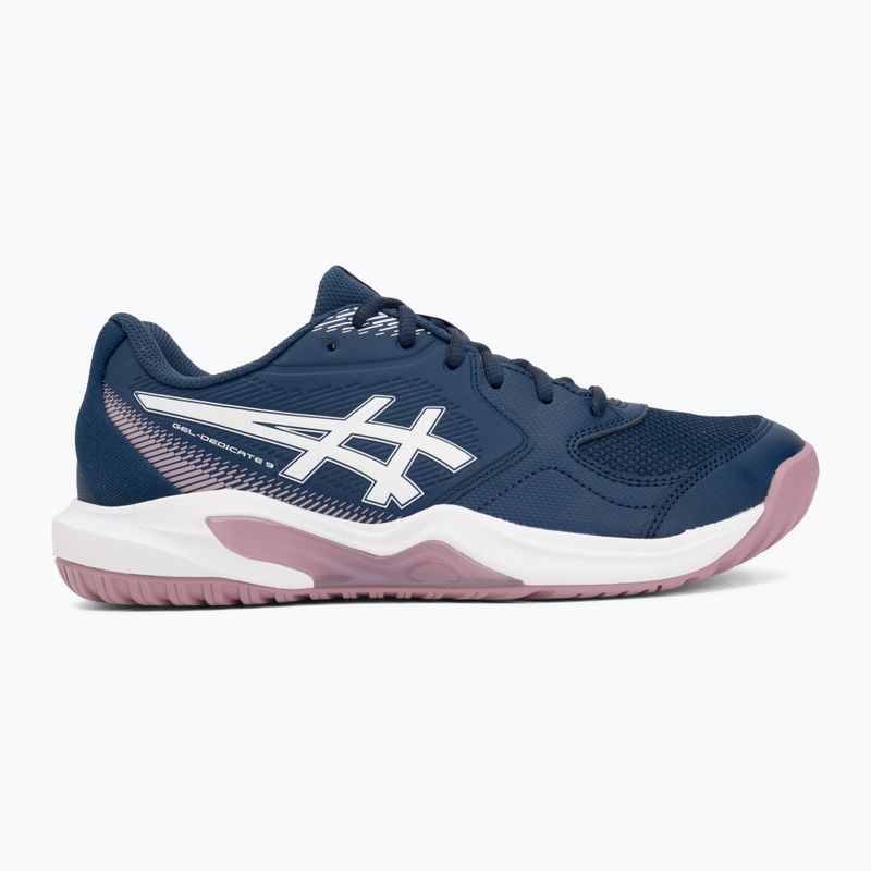 Încălțăminte de tenis pentru femei ASICS Gel-Dedicate 9 In independence blue/white 2