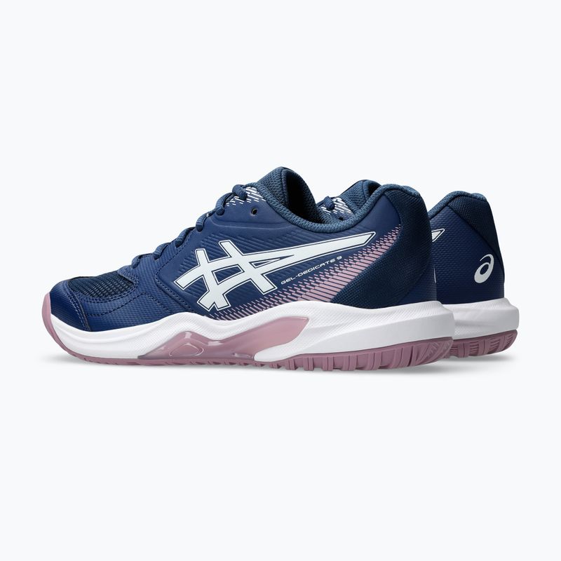 Încălțăminte de tenis pentru femei ASICS Gel-Dedicate 9 In independence blue/white 3