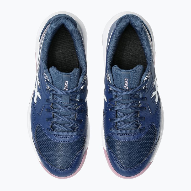 Încălțăminte de tenis pentru femei ASICS Gel-Dedicate 9 Clay W independence blue/white 5