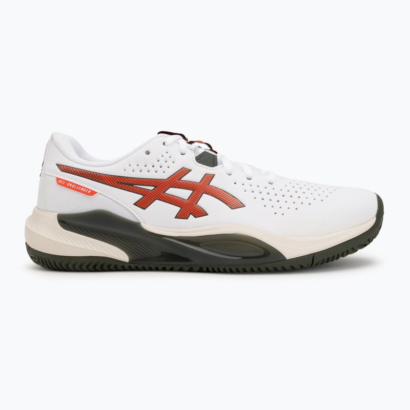 Încălțăminte de tenis pentru bărbați ASICS Gel-Challenger 15 Clay white/cherry tomato 2