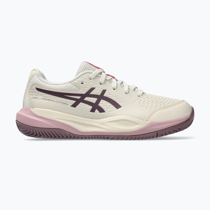 Încălțăminte de tenis pentru copii ASICS Gel-Resolution X GS Clay soft oat/dark aubergine 2