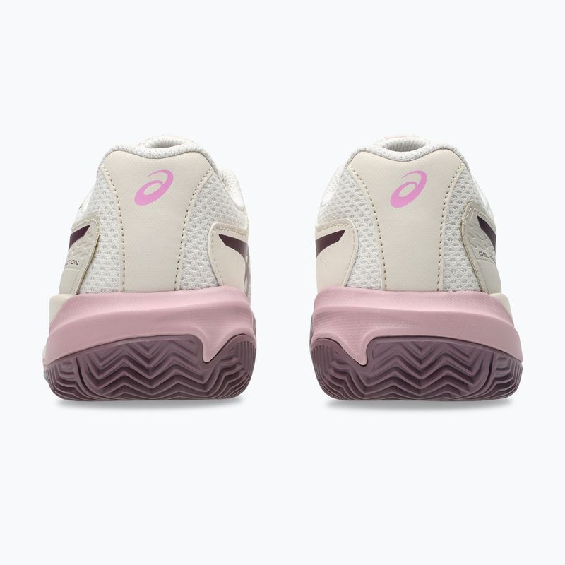 Încălțăminte de tenis pentru copii ASICS Gel-Resolution X GS Clay soft oat/dark aubergine 6