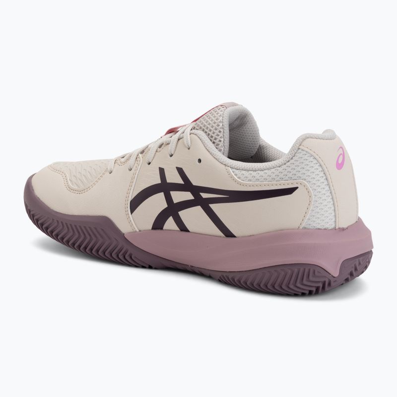 Încălțăminte de tenis pentru copii ASICS Gel-Resolution X GS Clay soft oat/dark aubergine 3