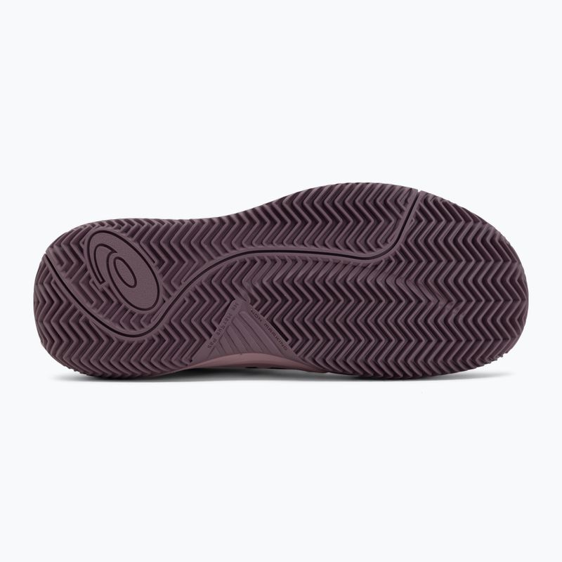 Încălțăminte de tenis pentru copii ASICS Gel-Resolution X GS Clay soft oat/dark aubergine 4