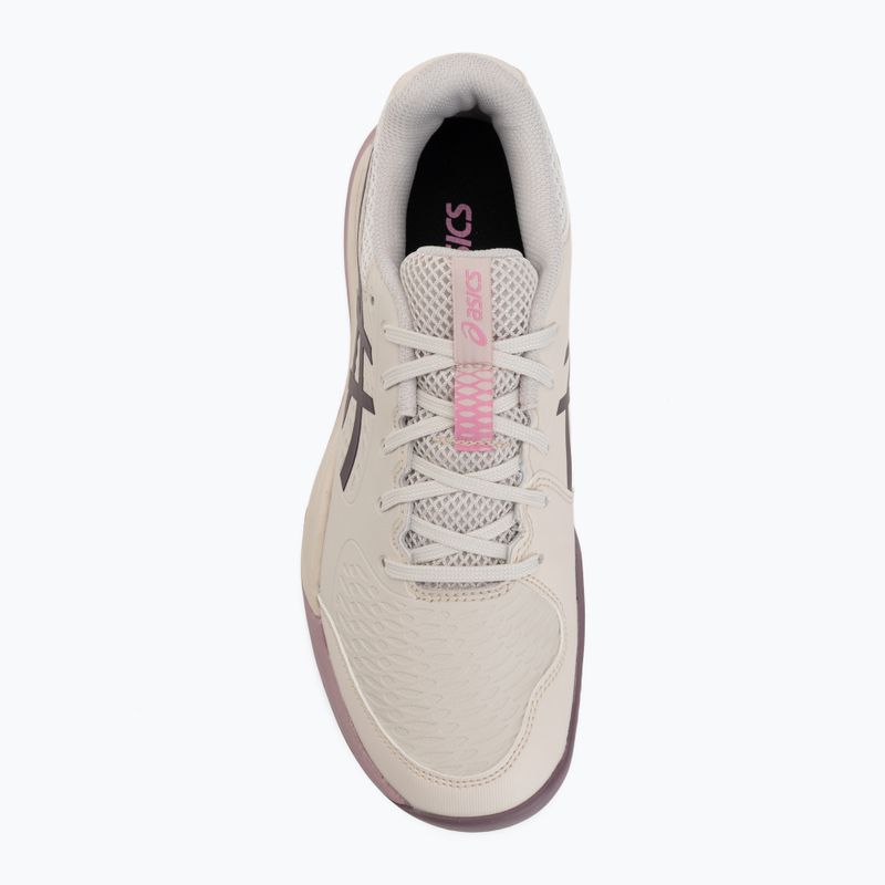 Încălțăminte de tenis pentru copii ASICS Gel-Resolution X GS Clay soft oat/dark aubergine 5