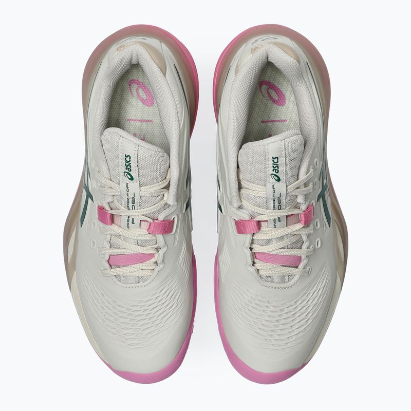 Încălțăminte de padel pentru femei Asics Gel-Resolution X Padel Soft Oat/Jewel Green 4