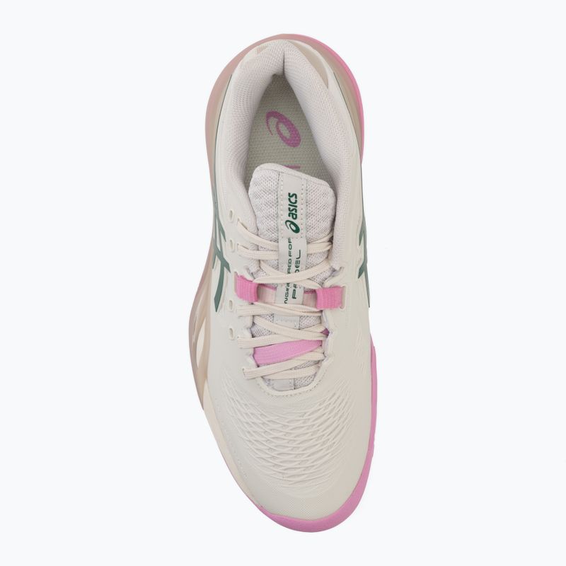 Încălțăminte de padel pentru femei Asics Gel-Resolution X Padel Soft Oat/Jewel Green 5