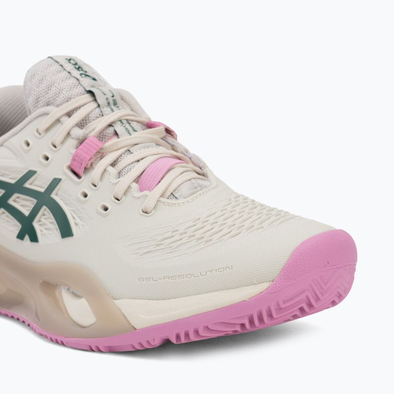 Încălțăminte de padel pentru femei Asics Gel-Resolution X Padel Soft Oat/Jewel Green 7