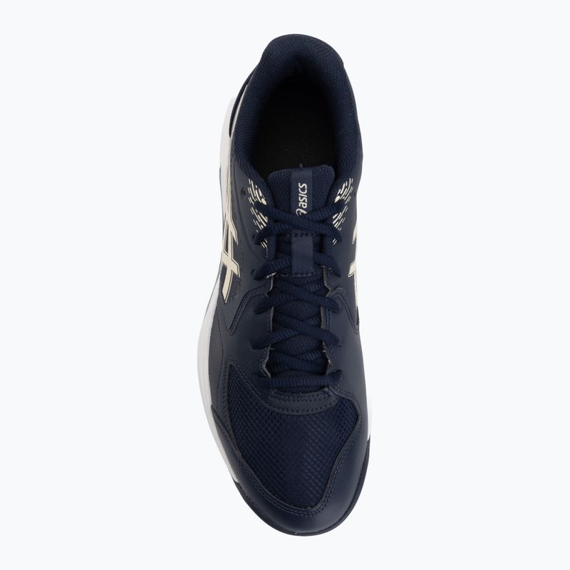 Încălțăminte de tenis pentru bărbați ASICS Gel-Dedicate 9 midnight/oatmeal 5
