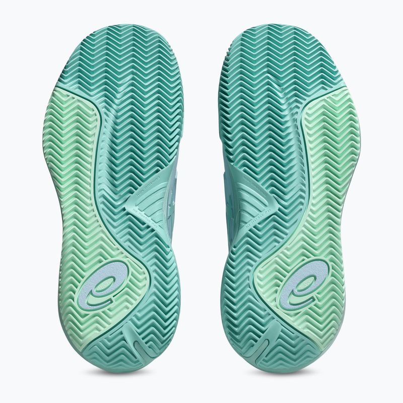 Încălțăminte de tenis pentru femei ASICS Gel-Resolution X Clay light blue/oasis green 3
