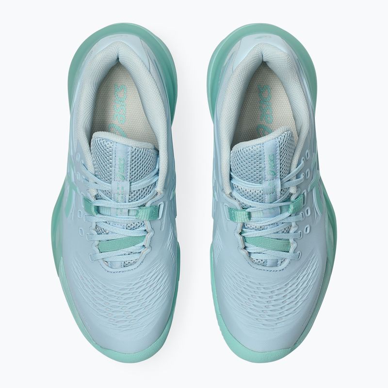 Încălțăminte de tenis pentru femei ASICS Gel-Resolution X Clay light blue/oasis green 4