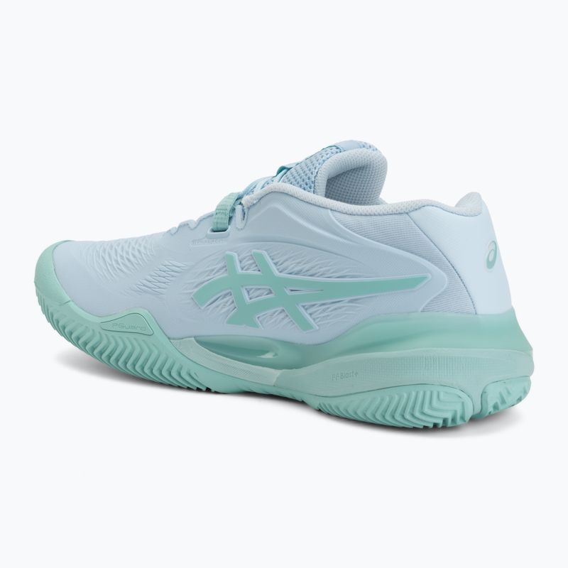 Încălțăminte de tenis pentru femei ASICS Gel-Resolution X Clay light blue/oasis green 3