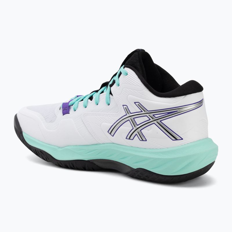 Încălțăminte de volei pentru bărbați ASICS Sky Elite FF MT 4 white/radiant amethyst 3