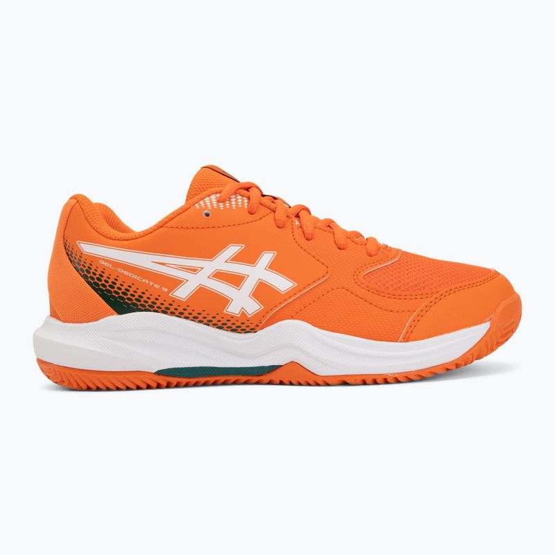 Încălțăminte de padel ASICS Gel-Dedicate 9 Padel GS energy orange/white 2