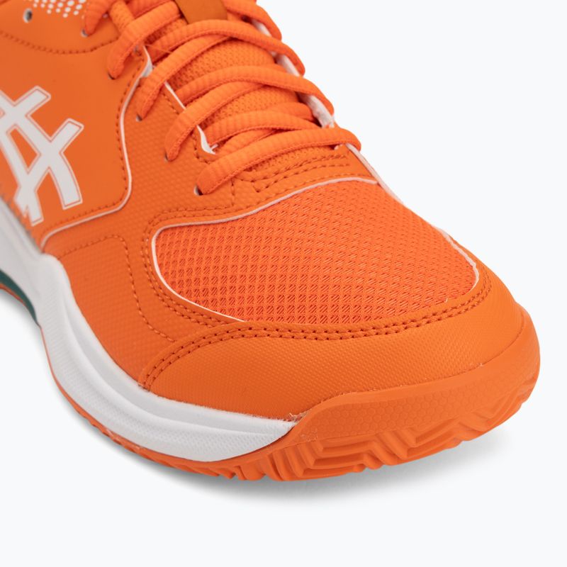 Încălțăminte de padel ASICS Gel-Dedicate 9 Padel GS energy orange/white 7