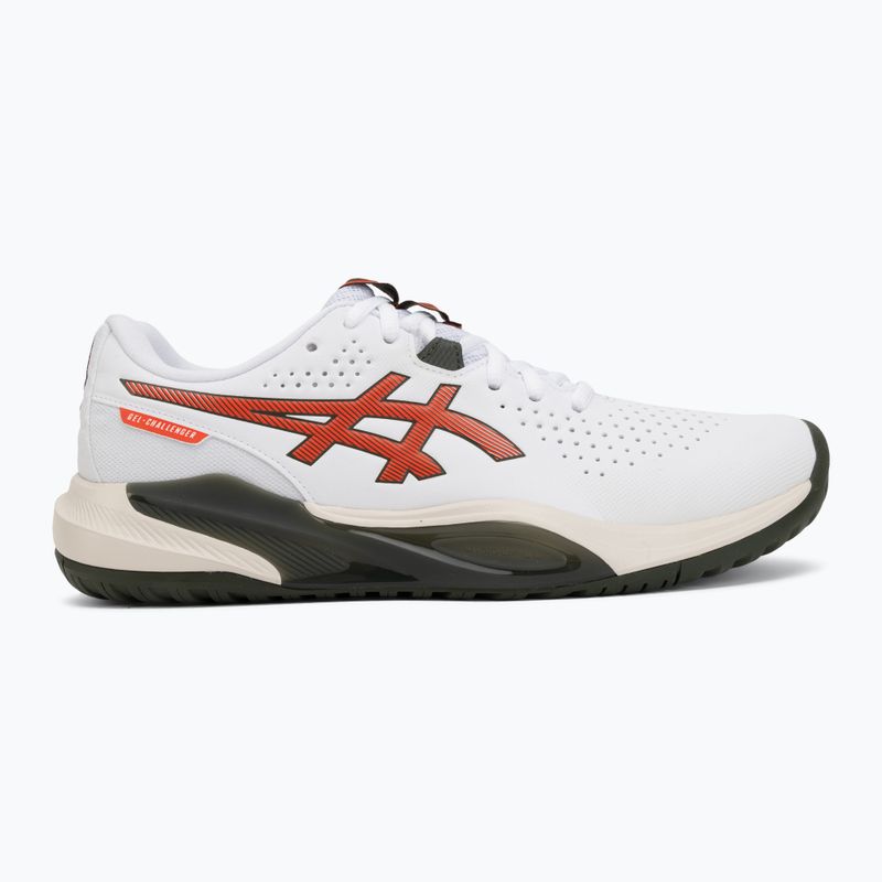 Încălțăminte de tenis pentru bărbați ASICS Gel-Challenger 15 white/cherry tomato 2