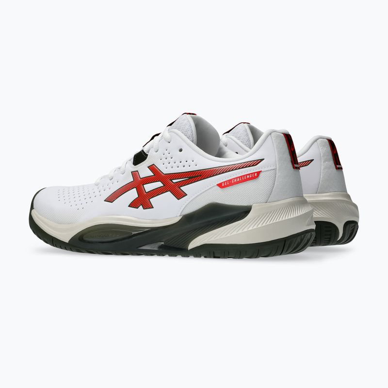 Încălțăminte de tenis pentru bărbați ASICS Gel-Challenger 15 white/cherry tomato 3