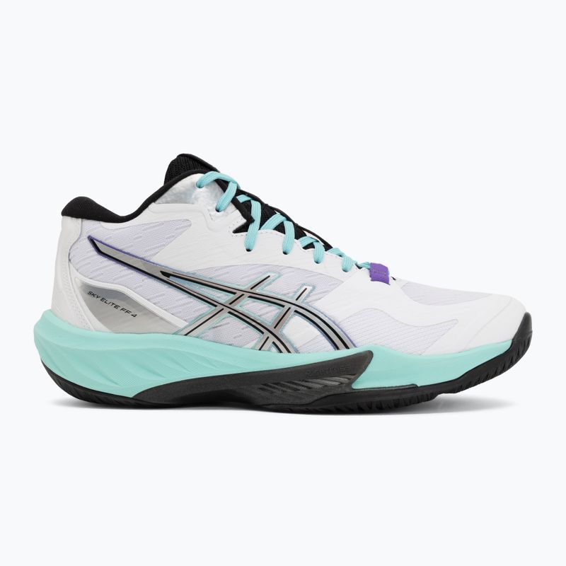 Încălțăminte de volei pentru femei ASICS Sky Elite FF MT 4 white/radiant amethyst 2